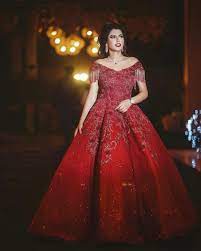 Embellished Velvet Evening Gown